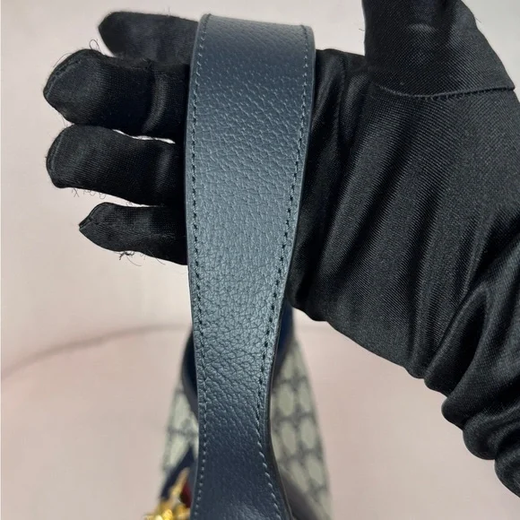 Gucci Jackie Vintage Black and Red Shoulder Bag - Picture 8 of 16